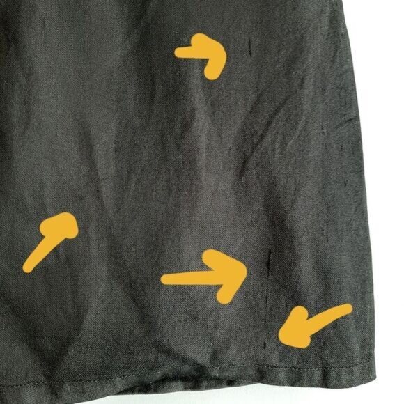 CLUB MONACO Sleeveless Shell Top Strippe Pattern B&W Crewneck Sz S Flawed - Picture 15 of 16